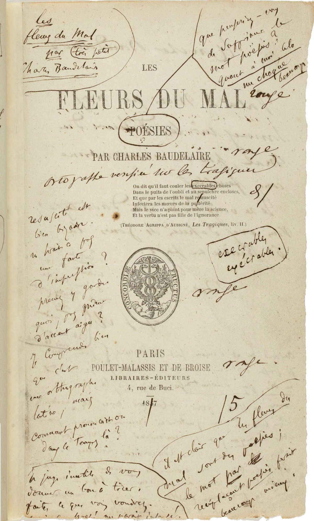 Cover: Les Fleurs du mal